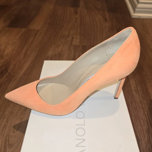 Manolo Blahnik Coral Heels